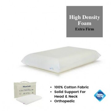 MaxCoil X-tra Firm Foam Pillow