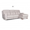 > Sofa - Half Leather Sofa