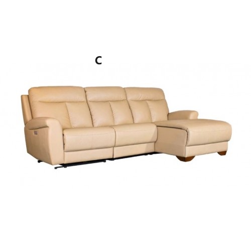 > Sofa - Half Leather Sofa