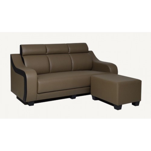 > Sofa - Faux Leather Sofa